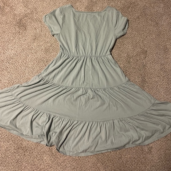 Green Tired Baby Doll Dress Wild Fable - Picture 5 of 10